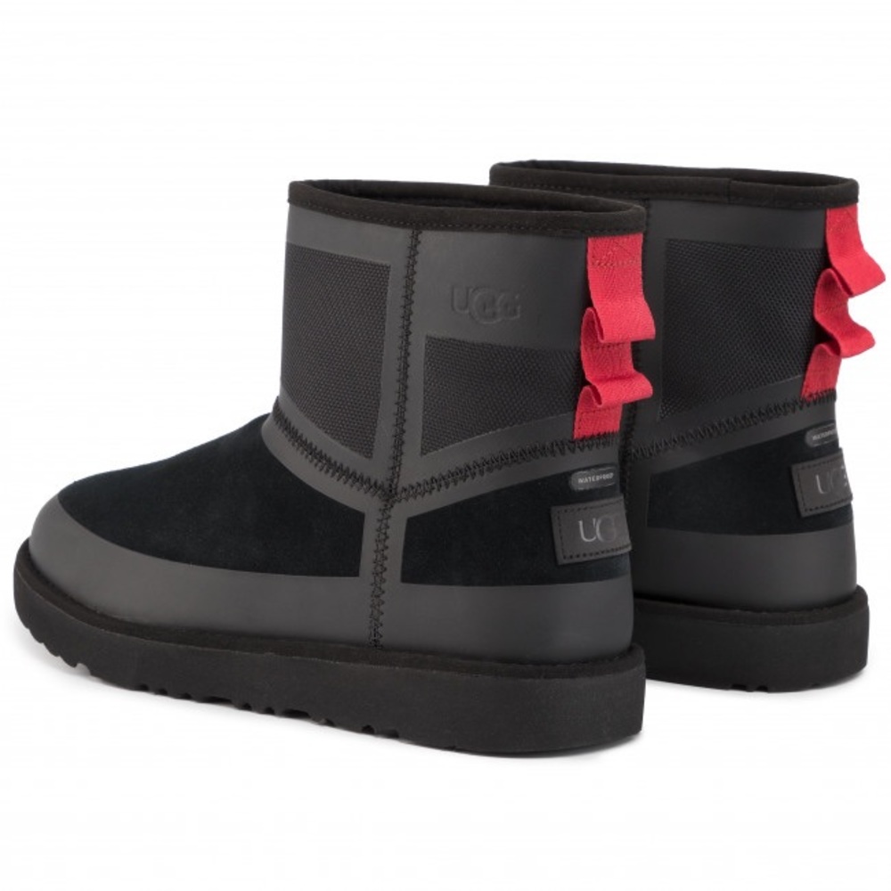 New UGG Tech Waterproof Boots Mens 8 Black Red